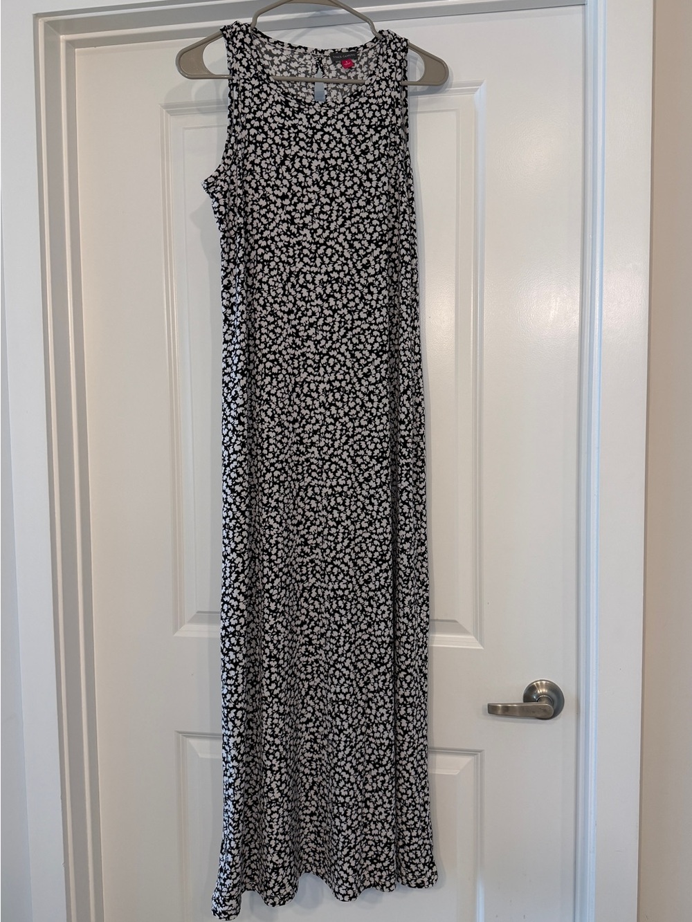 Vince Camuto Black and White Floral Dress